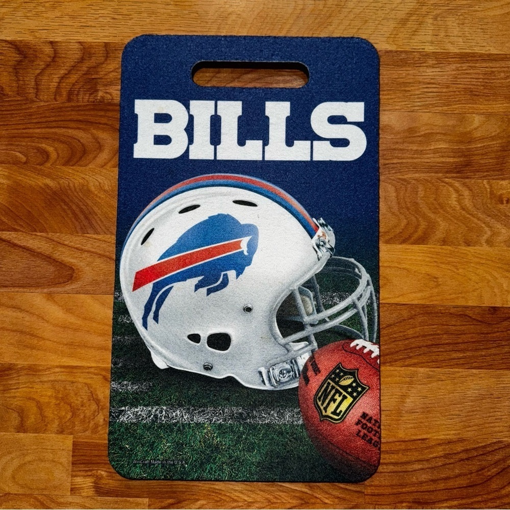 Buffalo Bills WinCraft 10'' x 17'' Deluxe Stadium Seat Cushion USA Made NFL